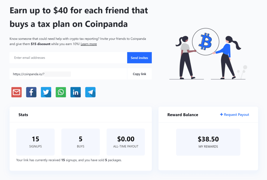 referral page screenshot